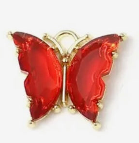 Red crystal butterfly