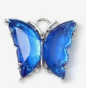 Blue crystal butterfly