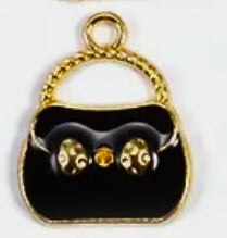 Black/gold purse