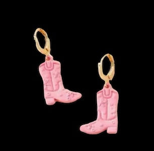 Small pink cowgirl boots