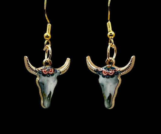 Steer heads with gold plated back