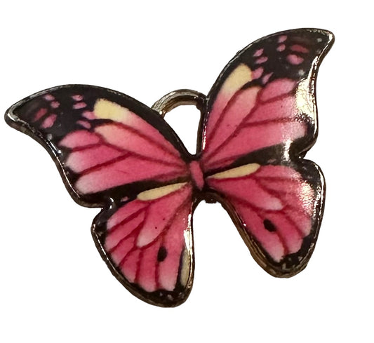 Dark pink/black butterfly