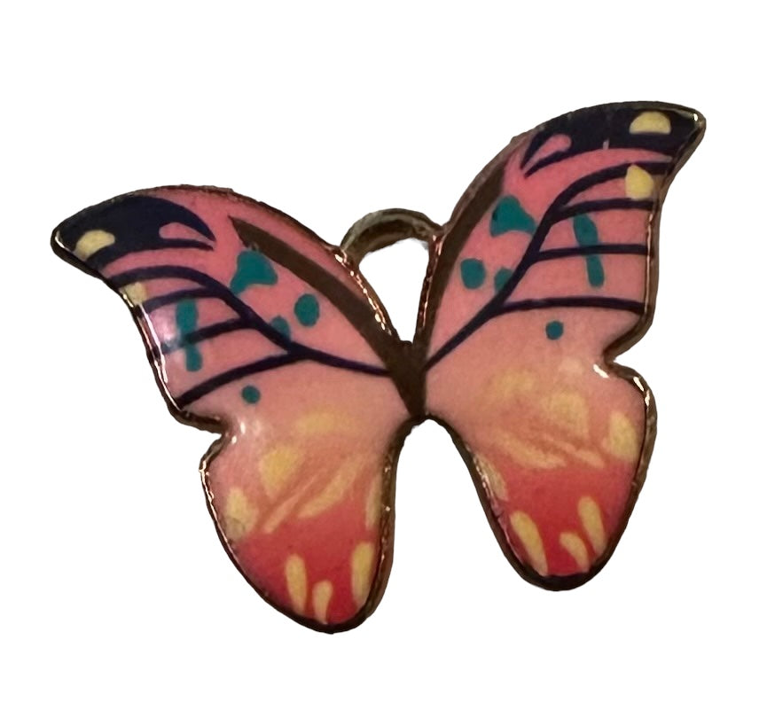 Light Pink multi butterfly