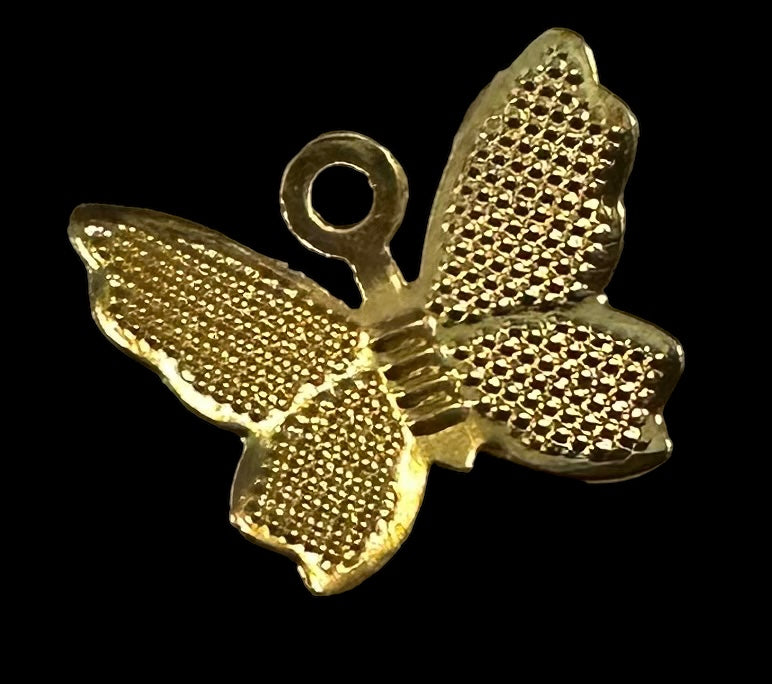 Lightweight gold butterfly