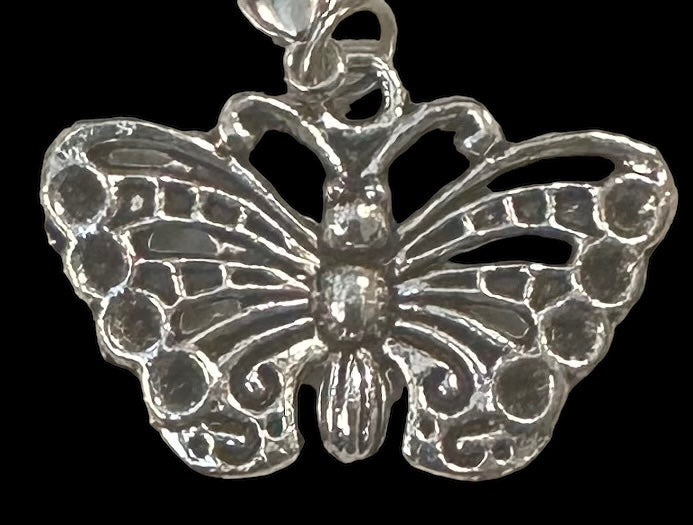 Silver butterfly silver